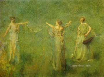 ガーランド・トーナリストの美学 トーマス・デューイング Oil Paintings